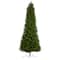 9.5ft. Pre-Lit Slim Colorado Mountain Spruce Artificial Christmas Tree, Multifunction White Micro LED Lights